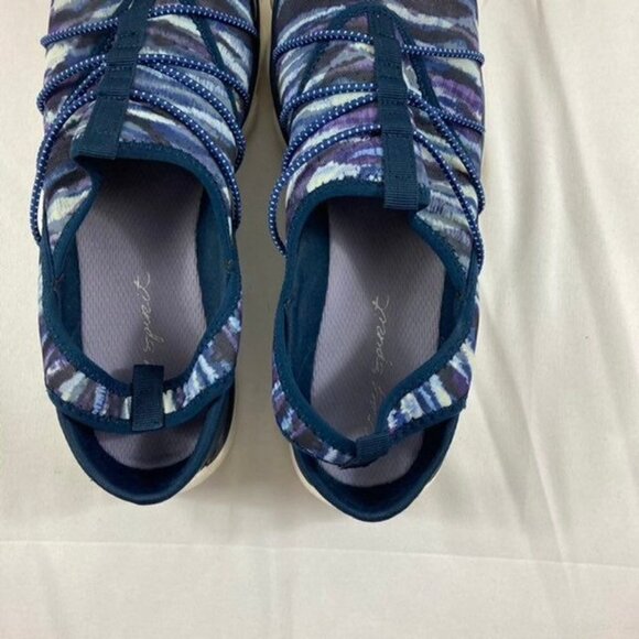 Womens Easy Spirit Relenie Camo Blue Sneaker Sandal 9.5 - Picture 4 of 9